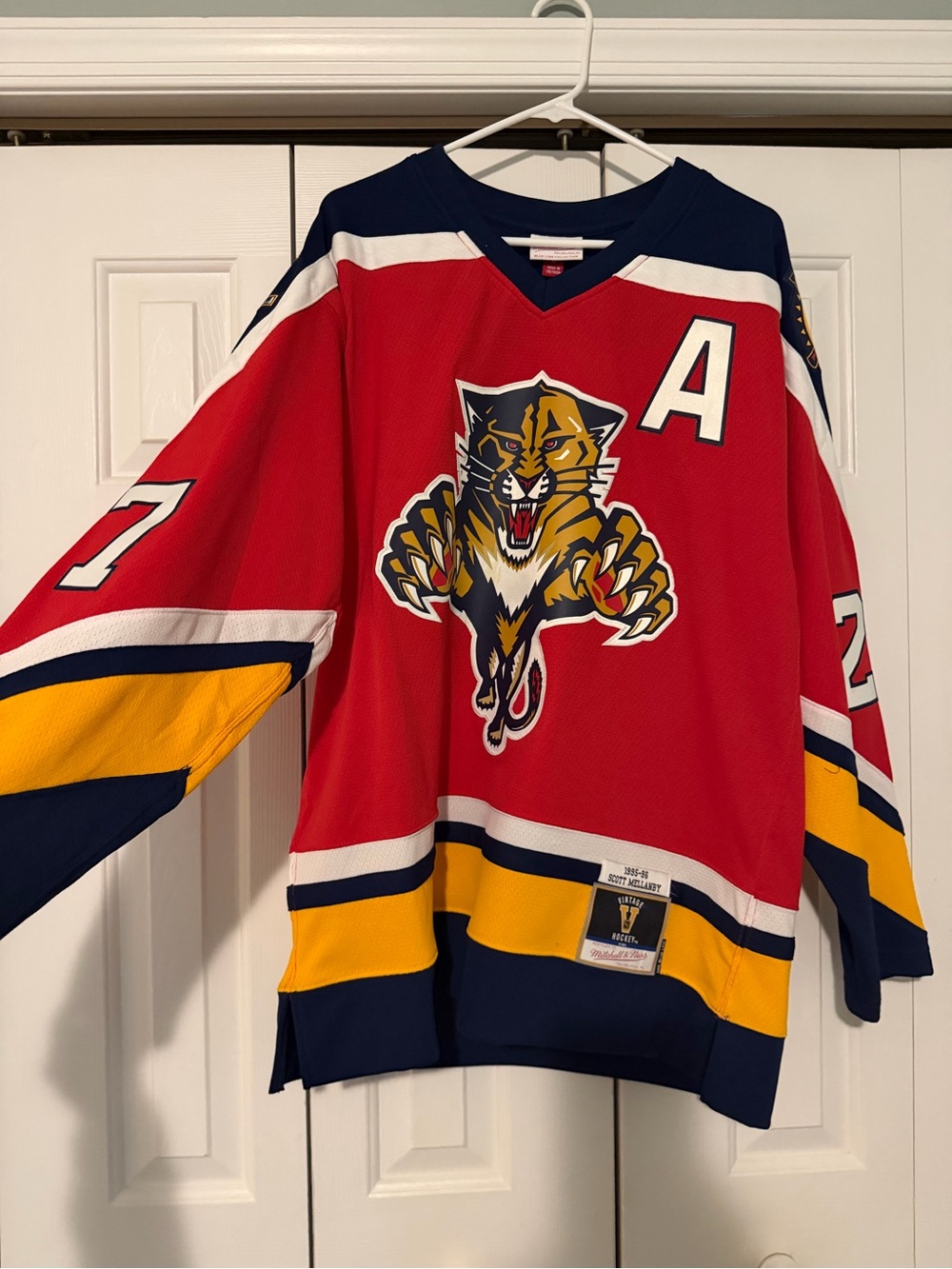 Mitchell & Ness Florida Panthers Scott Mellanby #27 Throwback Jersey
